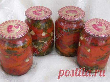 Кулинарный рецепт Маринованный перец на зиму с фото