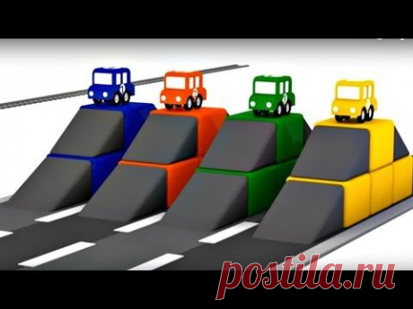 Развивающий мультик для детей.  4 машинки. Про гонки и про дружбу.
