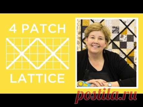 Лоскутные мелочи и не только.....: The Four Patch Lattice Quilt