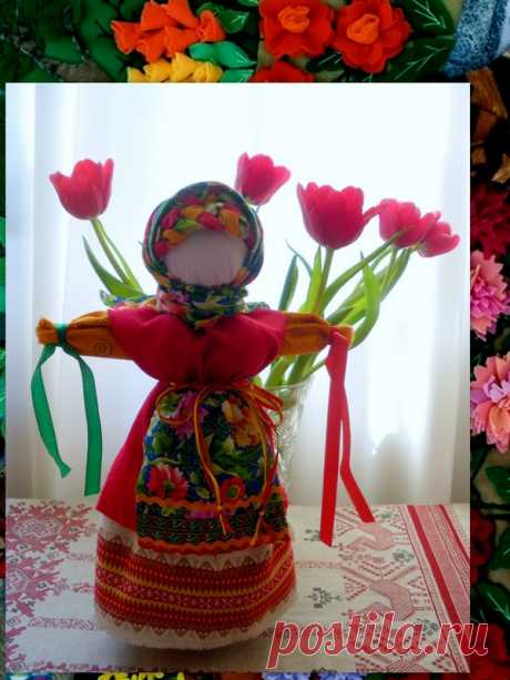 Как своими руками сделать народную куклу Домашняя Масленица / Мастер-класс