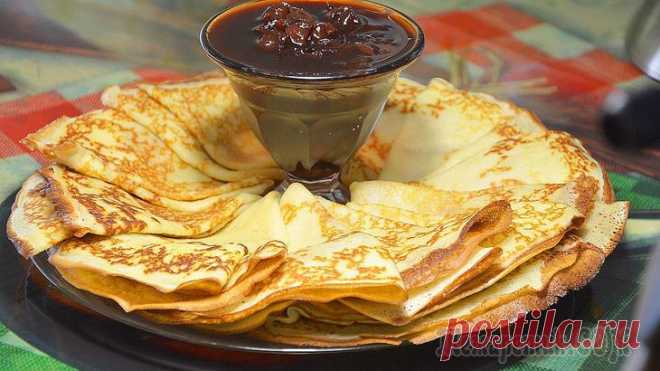 Вкусные ажурные блинчики на молоке