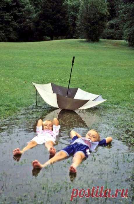 This is what my son did yesterday!! Turned a puddle into a mud hole lol. Gotta love spring showers.