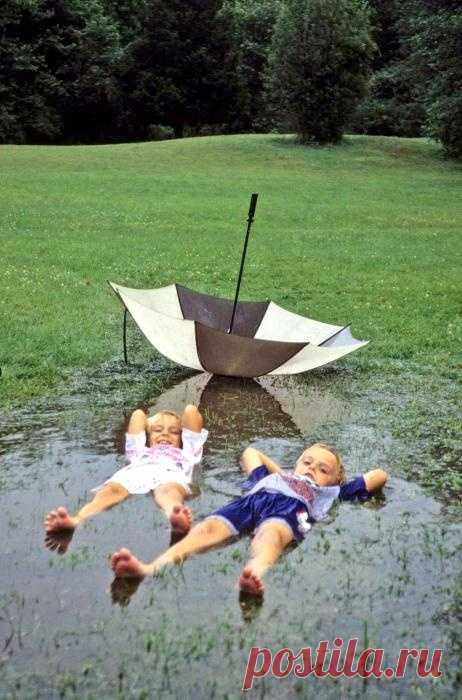 This is what my son did yesterday!! Turned a puddle into a mud hole lol. Gotta love spring showers.