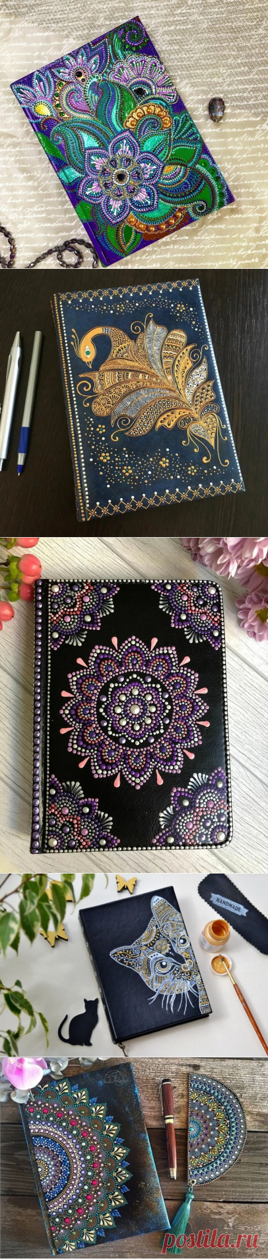 ​Идеи рисунков в технике точечной росписи