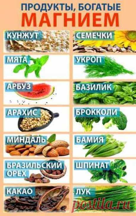Название: Магний и кальций в каких продуктах содержится | Diet and nutrition, Healthy nutrition diet, Nutrition recipes Найдено в Google. Источник: pinterest.com