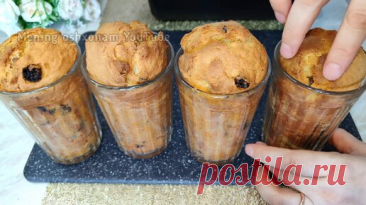 У вас есть Стакан. Теперь Кулич буду готовить только так. Гениально и Просто Без дрожжей | Mening oshxonam "Моя Кухня" | Дзен