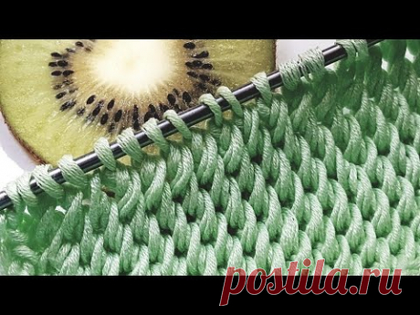 Узор ,,Мохито,, 🍒для вязания спицами. - YouTube