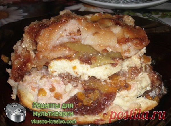 Творожная запеканка в мультиварке » Рецепты для мультиварки