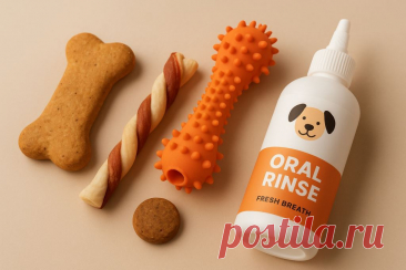 🐾 Забота о зубах питомца — залог его здоровья и долголетия! Ополаскиватели, жевательные лакомства и игрушки помогают, но не заменяют чистку зубов и визиты к ветеринару. Профилактика всегда проще и безопаснее лечения! 🦷❤️
#ЗдоровьеПитомцев #УходЗаЗубами #Собаки #Кошки #Ветеринар #Профилактика #СвежийДыхание #ДомашниеЖивотные 
Изображение от ChatGPT