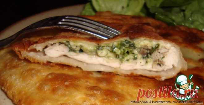 Отбивная в тесте - тонкое поджаристое тесто, сочное, нежное мясо и очень вкусный соус