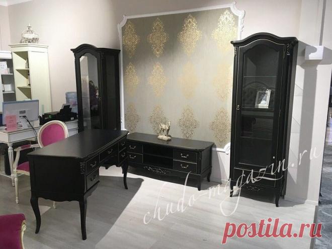 Черная тумба под телевизор в классическом стиле купить по цене 53 000 руб. в Москве — интернет магазин chudo-magazin.ru