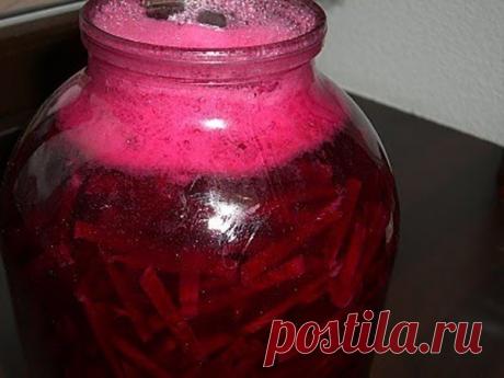 СВЕКОЛЬНЫЙ КВАС ОТ ДАВЛЕНИЯ