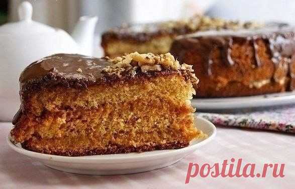 Очень вкусный нежный медовый бисквит » В сети – себя просвети!