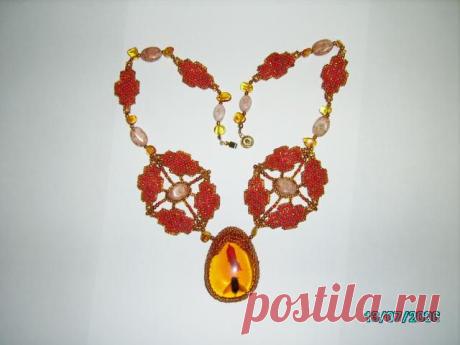 кулон Восточный (Муха) | biser.info - всё о бисере и бисерном творчестве