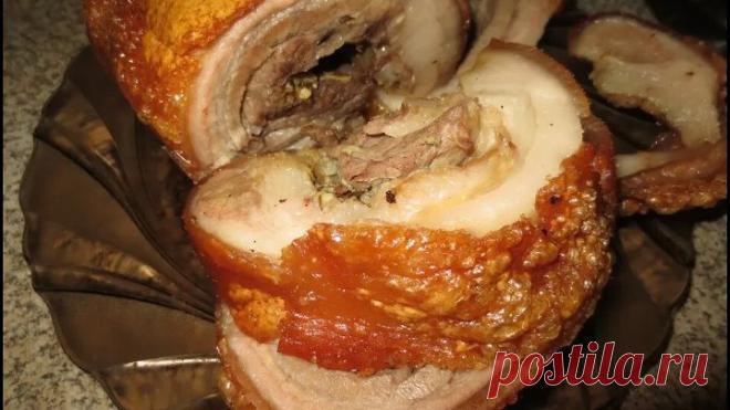 Свиной рулет из брюшины.МЯСНОЙ РУЛЕТ.Сочный рулет из свинины.