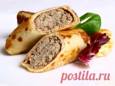 Как правильно делать мясную начинку для блинчиков?