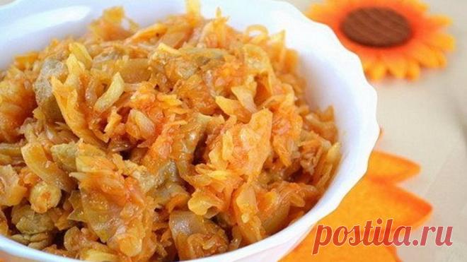 Тушеная капуста. Рецепт вкусной тушеной капусты