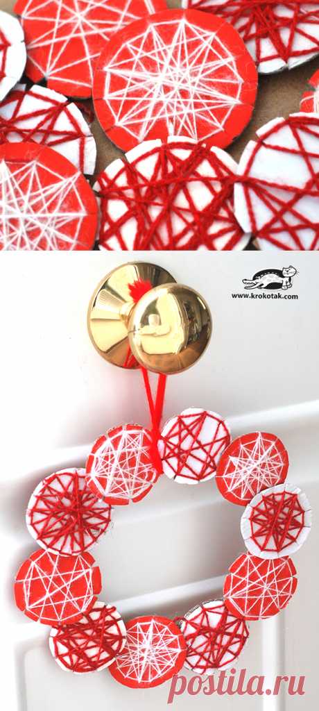 A wreath from beautiful ornaments | krokotak