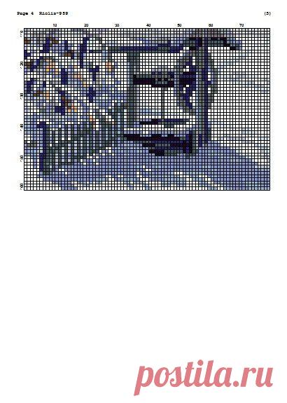Вышивка крестом. Только цветные схемы! | ВКонтакте