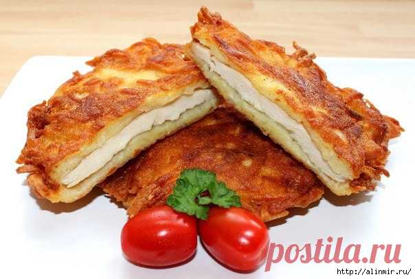 Куриное филе в картофеле