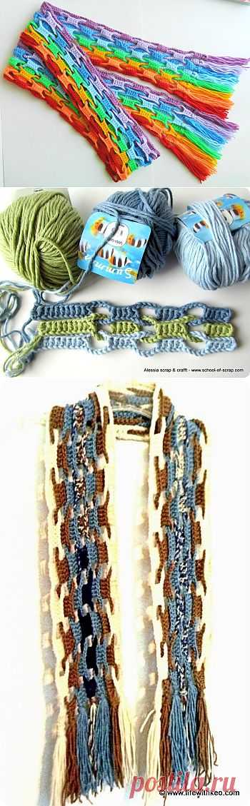 Интересная техника вязания крючком.