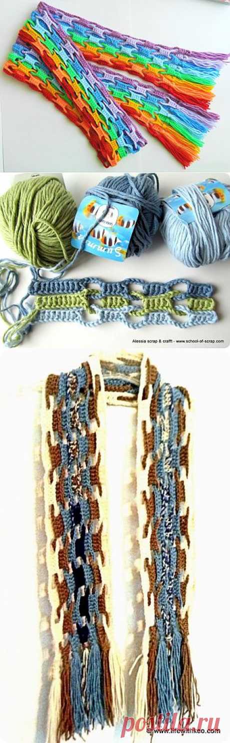 Интересная техника вязания крючком.