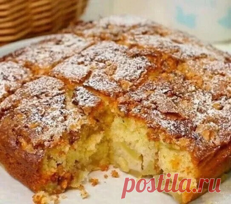 Норвежский яблочный пирог
Этот норвежский яблочный пирог очень вкусный, не передать словами. Тесто очень мягкое и нежное, начинка сочная, есть хрустящая корочка.