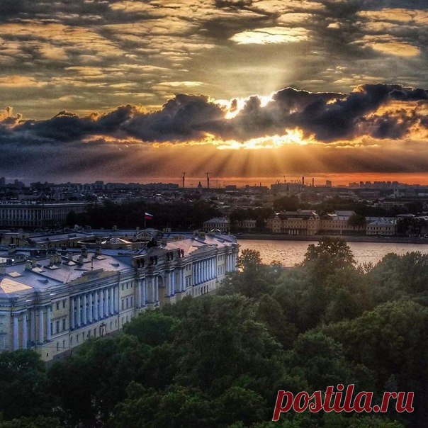 Закат над Питером