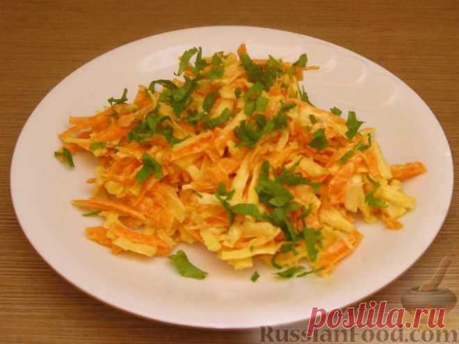 Рецепт: Салат из моркови и сельдерея на RussianFood.com