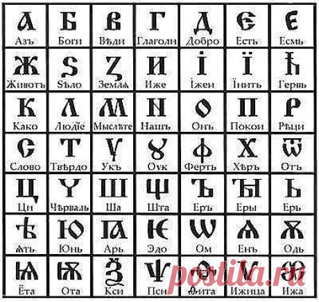 Тайны русской азбуки...