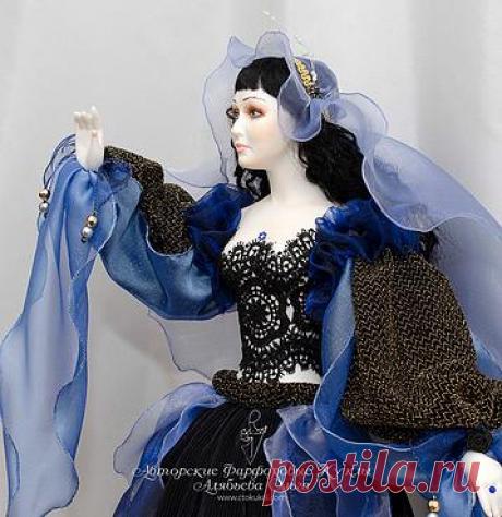Фарфоровые Авторские Коллекционные Куклы Ольги Алябьевой -БОГИНЯ вЕЧЕРКА