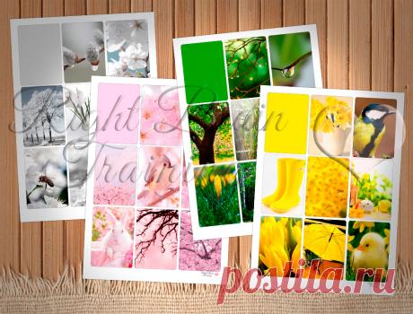 Оттенки Времена года - Занятия для развития детей RightBrain.Training