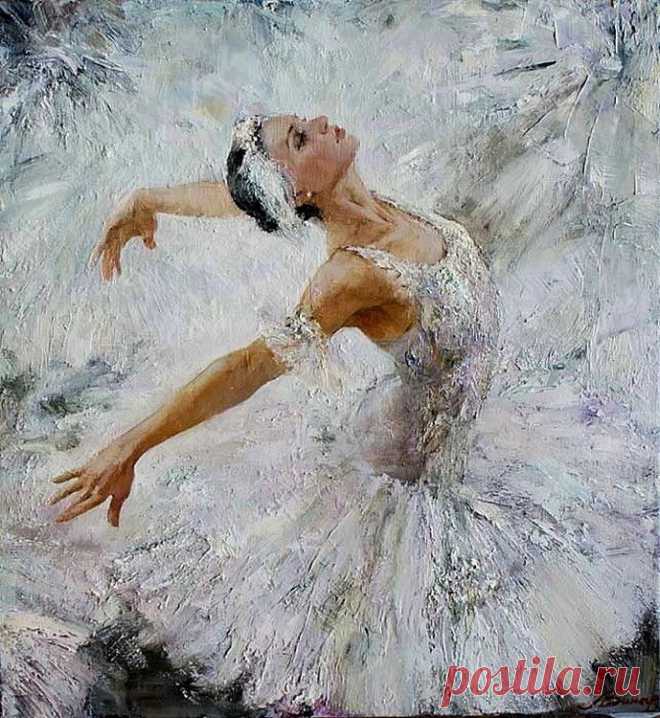 А.Виноградова. Белая лебедь.