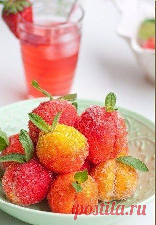 Пирожное Персик / Изысканные кулинарные рецепты