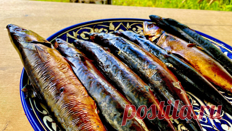 Скумбрия горячего копчения на даче