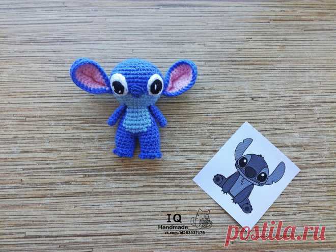 PDF Стич крючком. FREE crochet pattern; Аmigurumi doll patterns. Амигуруми схемы и описания на русском. Вязаные игрушки и поделки своими руками #amimore - персонаж из мультфильма Лило и Стич, Disney Lilo & Stitch, Дисней. Amigurumi doll pattern free; amigurumi patterns; amigurumi crochet; amigurumi crochet patterns; amigurumi patterns free; amigurumi today.