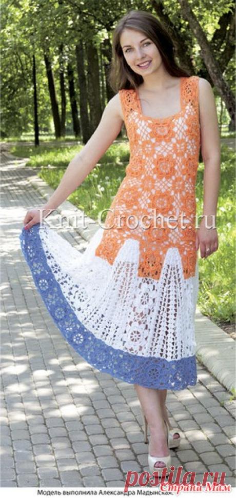 . Необычно. Мотивы+юбка клеш. - Все в ажуре... (вязание крючком) - Страна Мам