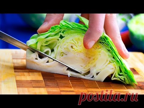 5 минут времени, 2 ингредиента и самый вкусный салат из свежей капусты готов!| Appetitno.TV