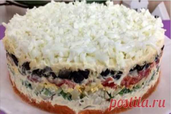 Самый вкусный и сытный салат «Добрый папа» Приятного аппетита!