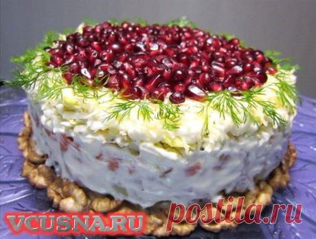 Салат &quot;Красная шапочка&quot; - кулинарный рецепт VCUSNA.RU