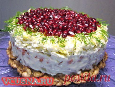 Салат "Красная шапочка" - кулинарный рецепт VCUSNA.RU