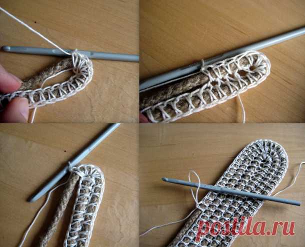 Корзина крючком из верёвки для рукоделия 
Вот такую корзинку для рукоделия сплетённую крючком нашла на просторах интернета.Перевод компьютерный Но в принципе понять можно.
Корзина крючком из верёвки для рукоделия







Вам понадобится:

Дли…
