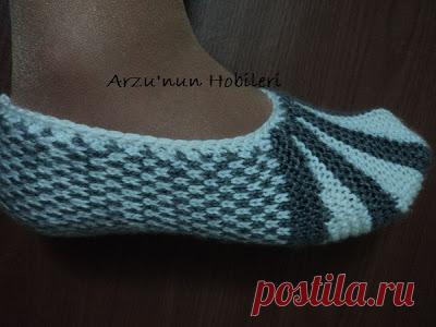 Arzunun Hobileri: Örgü patik modeli ve yapılışı...