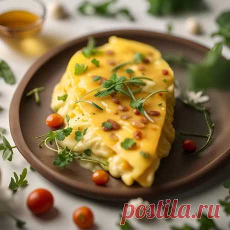 Вкусный пышный омлет Завтрак - Журнал полезных советов