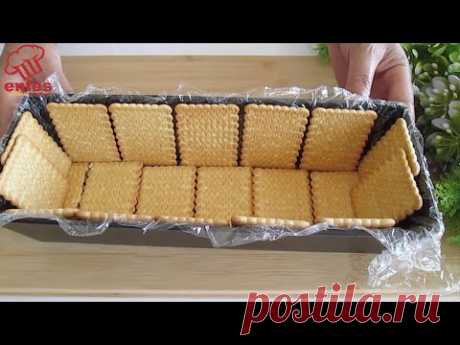 Если у вас дома есть печенье! Сделайте этот удивительно вкусный быстрый легкий десерт # asmr