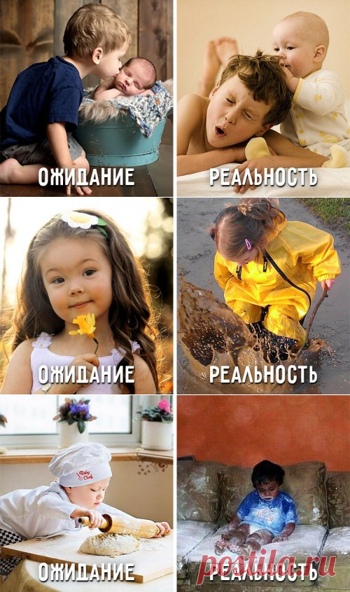 Ожидание vs. реальность: воспитание детей