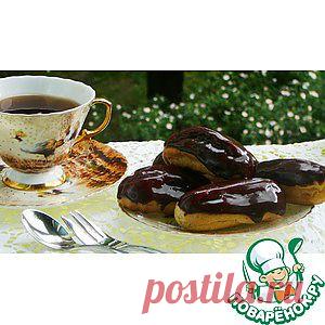 Зеркальная шоколадная глазурь для эклеров и тортов.