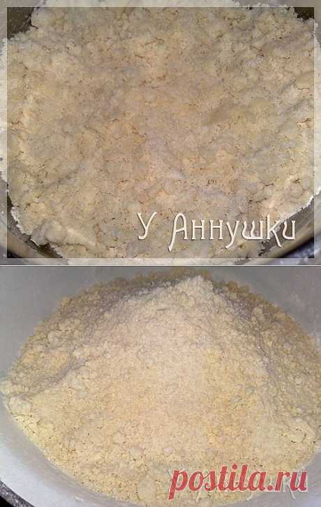 У Аннушки: Как порубить маргарин с мукой (способы).