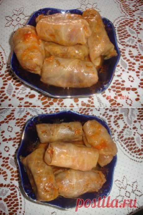 Постные голубцы