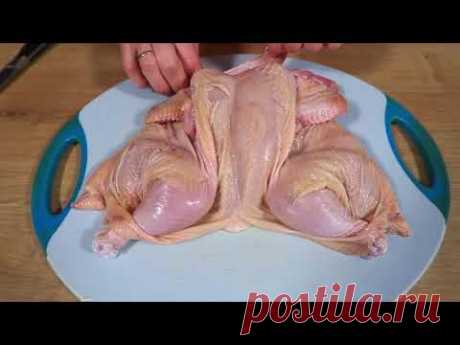 ПРОСТО РАЗРЕЖЬТЕ ЕГО ПО СПИНЕ!!! Цыпленок Табака как из Детства! ТАК ГОТОВИЛИ Цыплят таПака РАНЬШЕ!